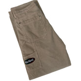 Vintage 90s Kickers light beige jumbo relaxed corduroy trousers carpenter pants W32” L30”